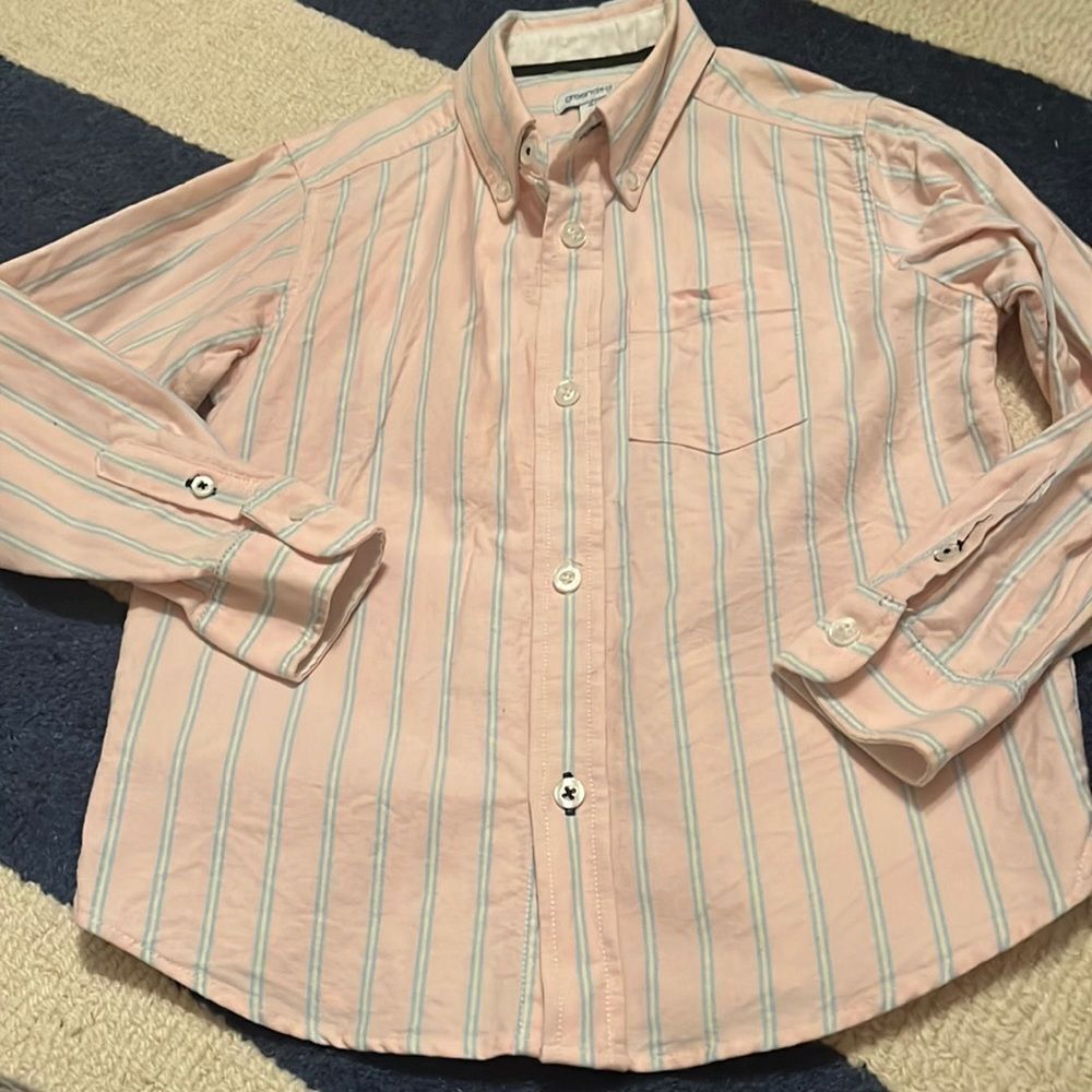 Pink collared shirt